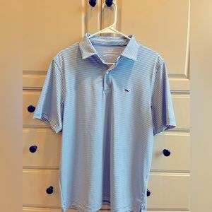 Vineyard Vines Performance Striped Polo.  In perfect condition. Size Small